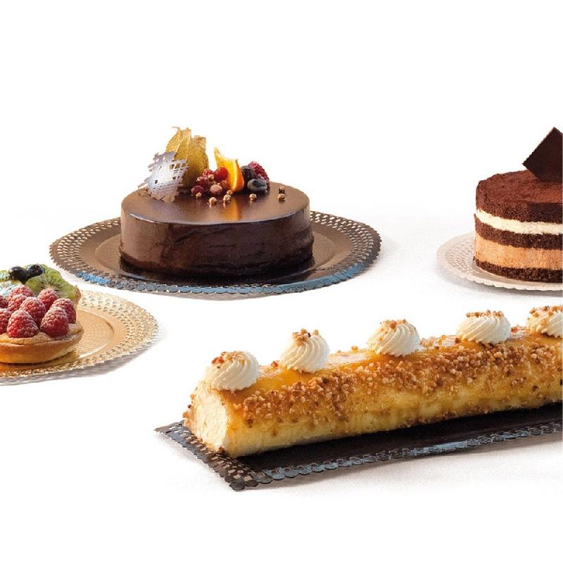 Support gâteau carton dentelé blanc Ø23cm - par 100_1