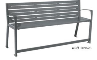 Banc et fauteuil SILAOS pour seniors - Rehausse 10 cm, repose-pieds et accoudoirs adaptés_1