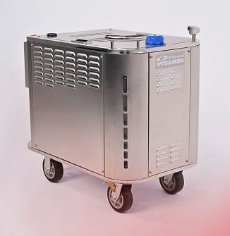 Nettoyeur vapeur électrique et inox conçu pour l'assainissement industriel dans le cadre de la transformation des aliments et de divers besoins de fabrication - Optima Steamer SE-II 27K_1