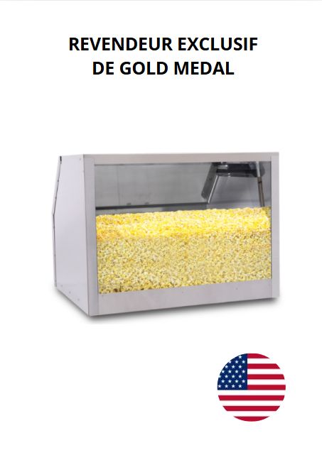 Réchauffeur à pop-corn de comptoir - ventilé - 75 x 66 x 71 cm_0