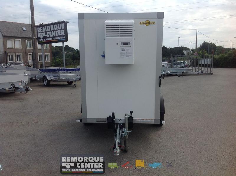 Remorque frigo freinée - HUMBAUR - PTAC : 1300 KG - 251 x 133 x H168 cm - Référence SARIS_FOURGON_FW150_1