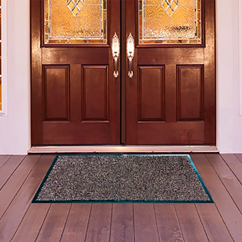 Tapis d'entrée super absorbant 50×80cm - 100% coton - Semelle antidérapante en caoutchouc - Garantie 5 ans - Réf. a1882-1_1