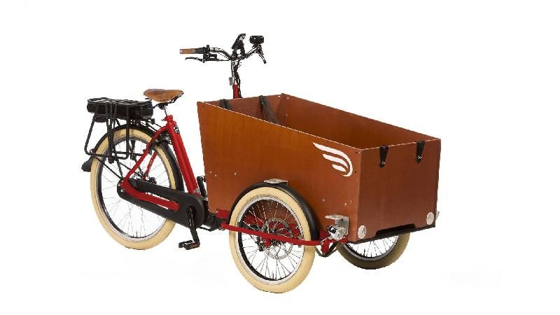 Triporteur électrique Bakfiets Confort Shimano E-Bike Systems - Grand coffre - 4 à 6 enfants_1