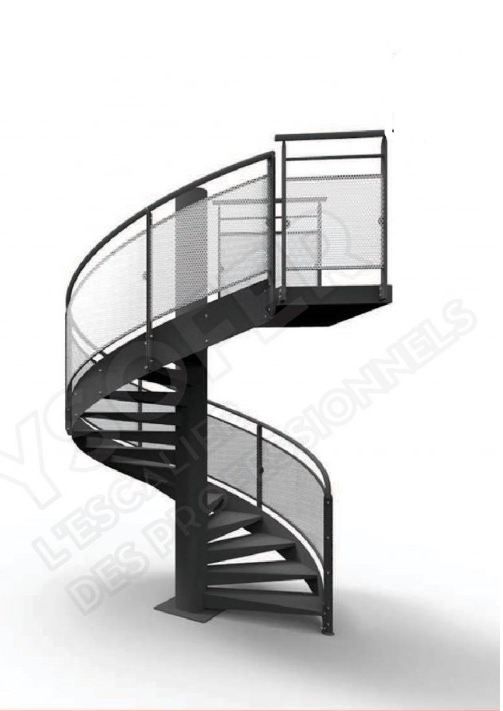 Escalier hélicoïdal ysotole - ysofer esca - passage 1up ou 2up_0