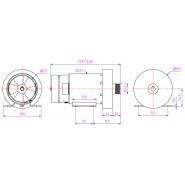 Hn1270 - moteur courant continu - hsiang neng - diamètre 127mm_1