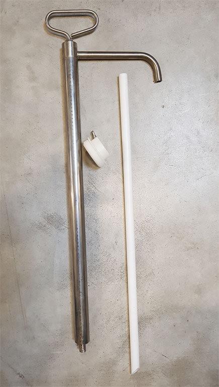 Pompe à piston - Corps Inox - Soupape FKM - Tige Inox - Débit 20L/mn_1