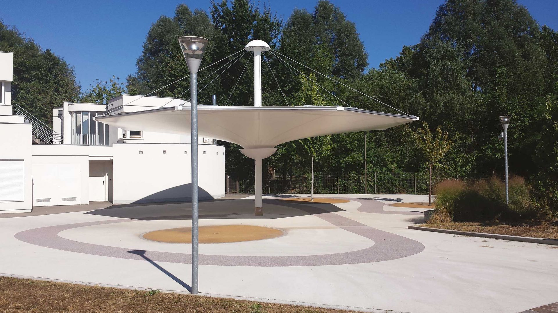 Préau impluvium Spacio - module octogonal - design moderne et modulable - 36m² à 100m²_1