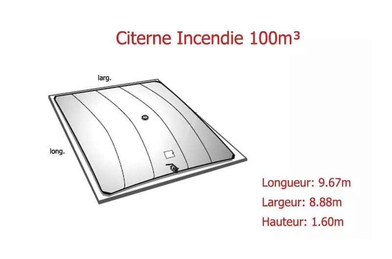 Réserve anti-incendie souple - neatfx - volume 100 m3_1
