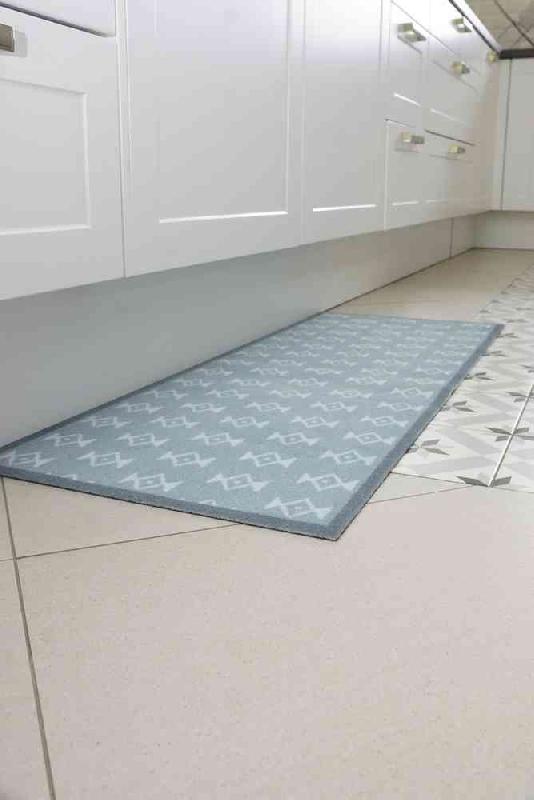 Tapis d'entrée intérieur absorbant - Protection Dévoluy Sablier BL - 120x45 cm_1
