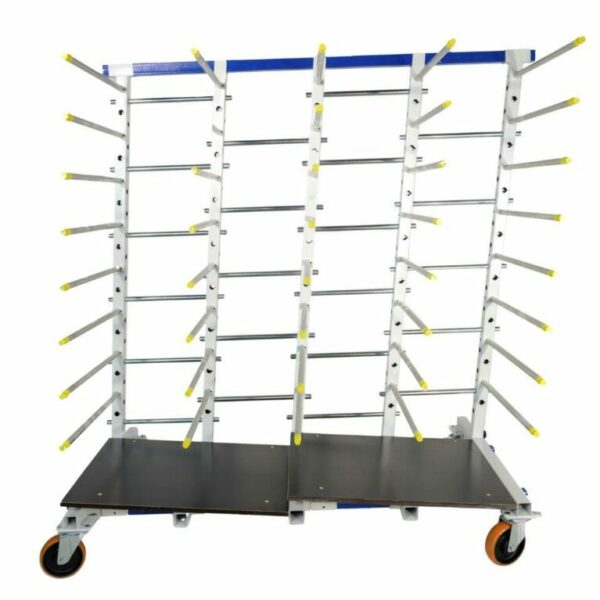 Chariot à étagères MASTERFLEX - Idéal pour la manipulation de pièces de meubles individuelles avec conversion rapide_1