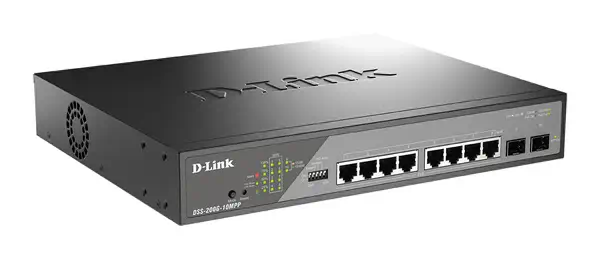 D-Link DSS-200G-10MPP/E commutateur réseau Géré L2 Gigabit Ethernet (10/100/1000) Connexion Ethernet_1