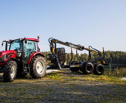 114HD Remorque forestière - Kesla Oyj - 1960 kg - Pompe hydraulique LS - Réservoir 110 L_1