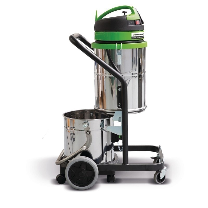 Aspirateur à poussières Cleancraft dryCAT 250 IRCA Classe H Pro - 2 moteurs - Modèle professionnel_1