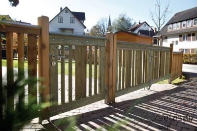 Clôture haute en bois - modele bari_1