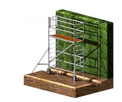 Échafaudage roulant spécial taille-haie - fortal sa - charge d’exploitation 200 kg/m²_1