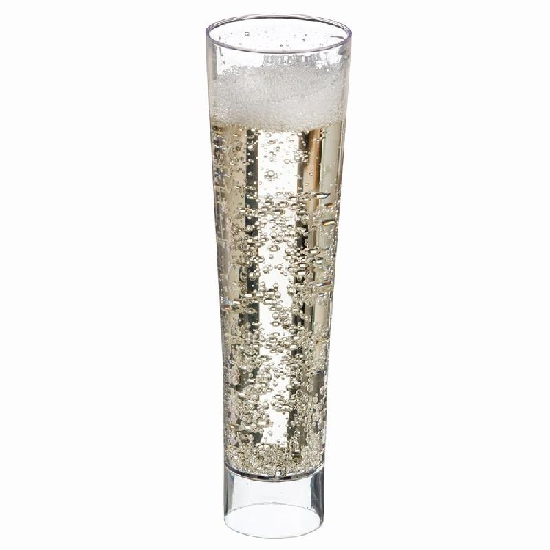 Flûte Odysée pour plateau de service PS 10cl Ø4,5xH16cm transparente par 200_1