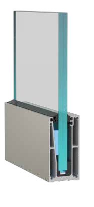 Garde-corps en verre Slim Line - Sécurité et transparence - Profilés aluminium et verre trempé 88-4_2