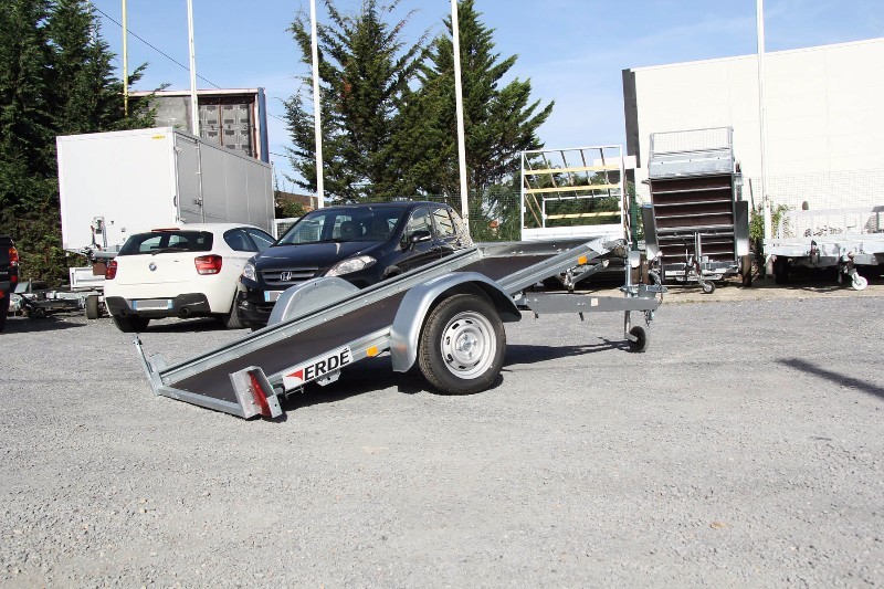 Remorque plateau basculant - erde expert - plm 130_1