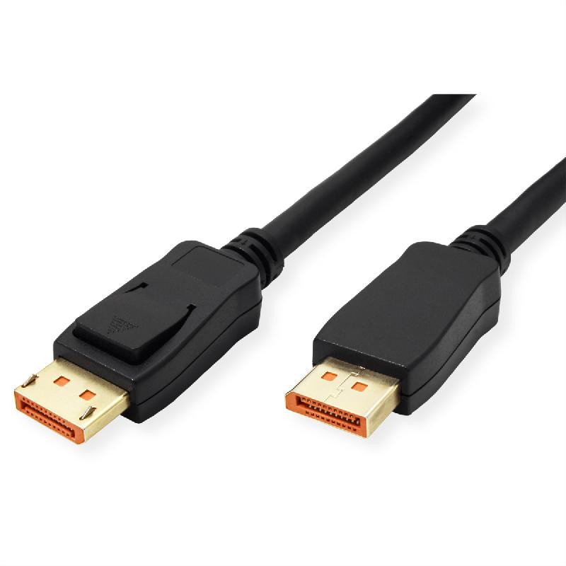 ROLINE Câble DisplayPort v2.1, 16K, DP M - DP M, noir, 2 m_1