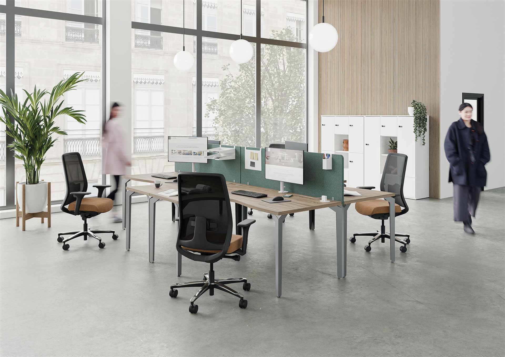 Casier vestiaire 1 porte - 4 simples et 4 cases vides - CUBIK - Structure mélaminée PEFC - 9 coloris disponibles_1