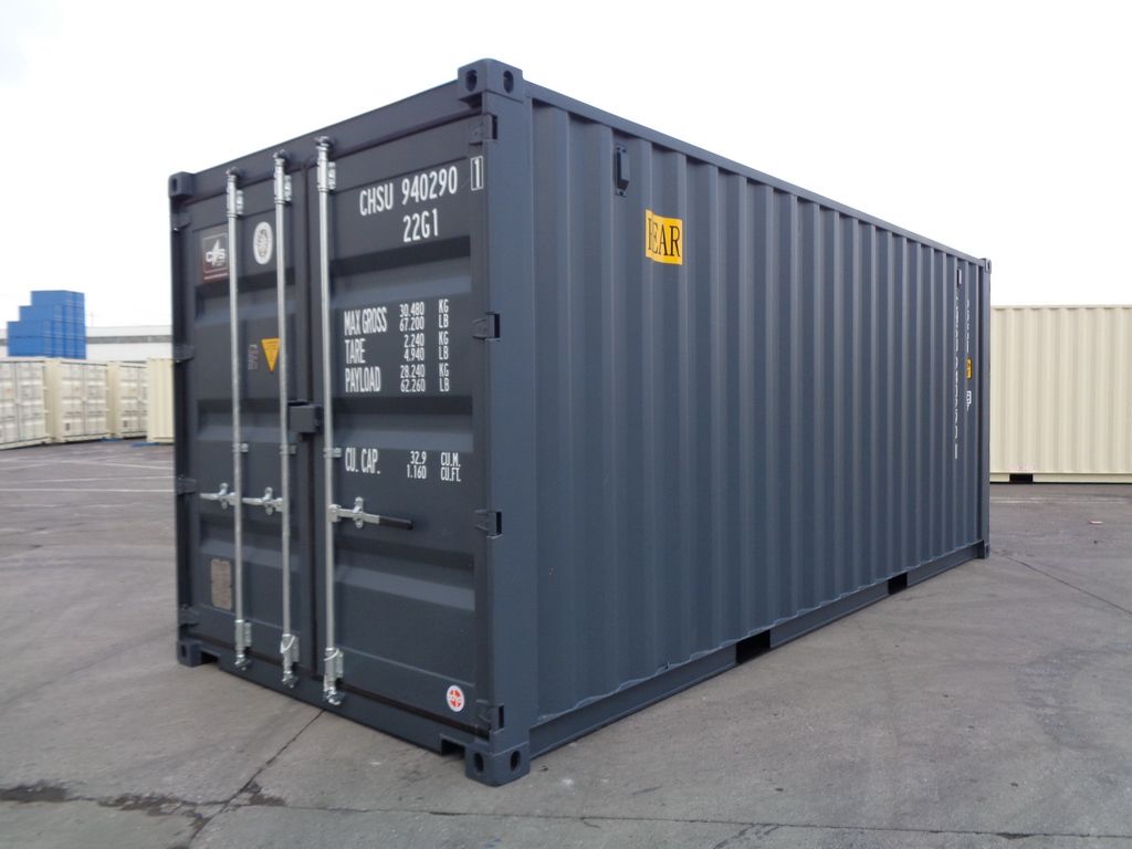 Container maritime 20 pieds Double Door parfait pour le chargement et le déchargement des marchandises en FIFO_1