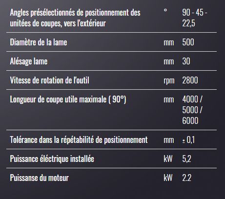 Sw 453 plug - tronçonneuse à double tête - mecal - vitesse de rotation de l'outil 2800rpm_1