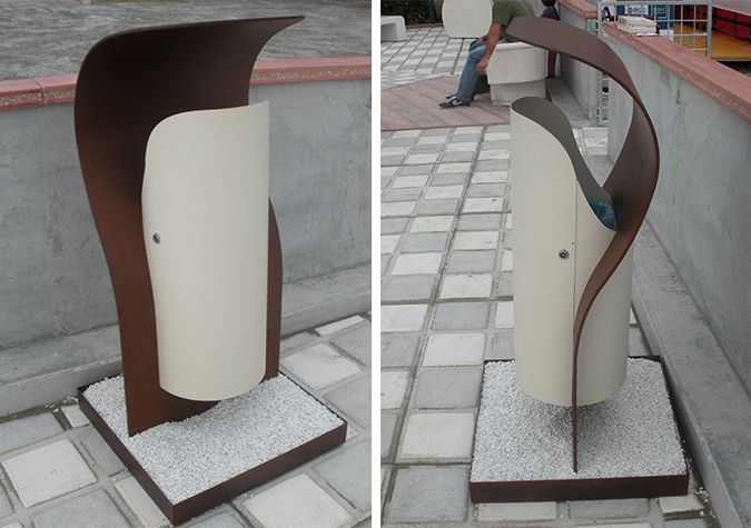 Vela - poubelle publique - bottega7 - 40 litres_1