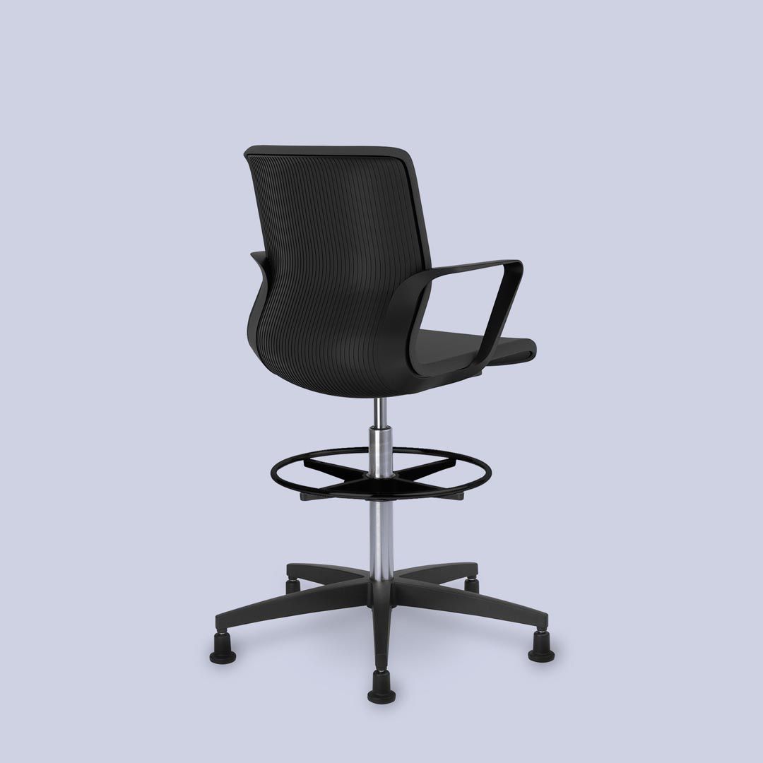 Drumback - Fauteuil de bureau ergonomique - Viasit Bürositzmöbel GmbH - roulettes autobloquantes et options personnalisables_1