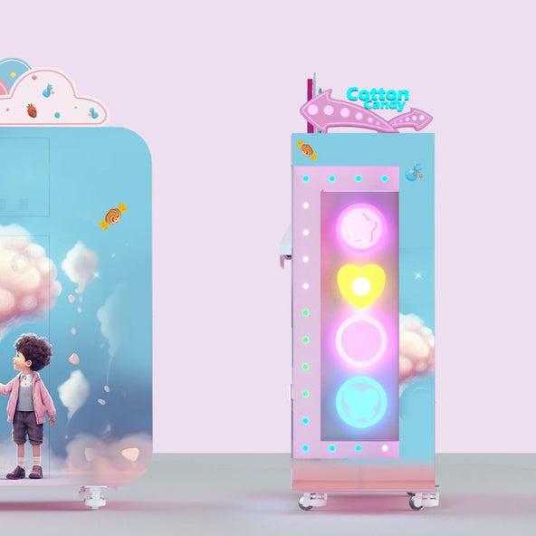 Machine à Barbe à Papa Automatique M3 - 2800W - 80 à 130s/pièce - FESTI MARKET - Ref: FM-M3-CCCSB_1