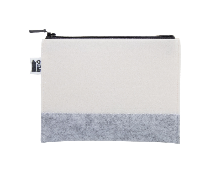 Trousse de toilette en feutre RPET - Personnalisable avec impression totale - Labelisée RPET_1