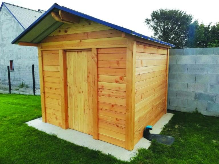 Cabane de jardin en bois Douglas - DIV001 - Structure solide et toiture en acier_1