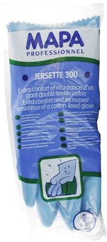 GANTS JERSETTE 300 bleus épais latex mapa la paire_1