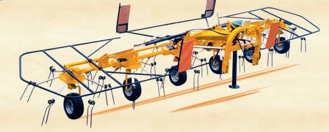 HTS Faneuses rotatives - Abimac - modèles HTS 500/6, HTS 600/7, HTS 720/6, HTS 840/7 - largeur de travail 500-840 m_1