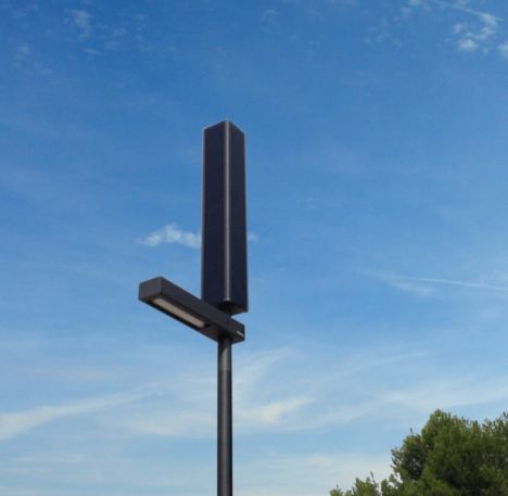 Lampadaire urbain solaire sun boulevard / led / en acier galvanisé thermolaqué / 5.5 m_2