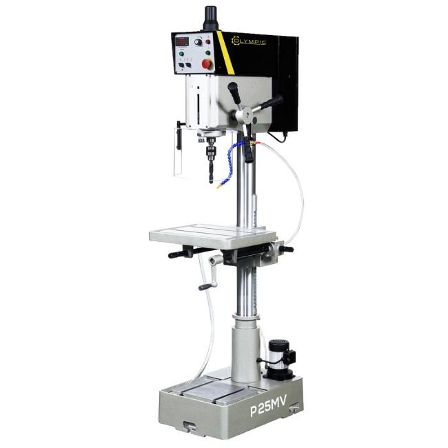 Perceuse à colonne OLYMPIC - Gamme P25MV à P40AV - capacités de perçage acier de 25 à 40 mm_1