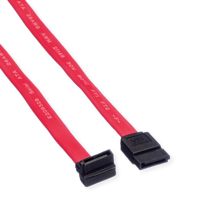 ROLINE Câble SATA 3.0 Gbit/s pour disques durs, coudé, 0,5 m_1