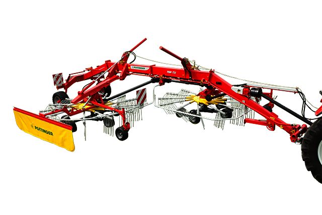 Andaineur Pöttinger TOP 652 adapté aux conditions variées de récolte