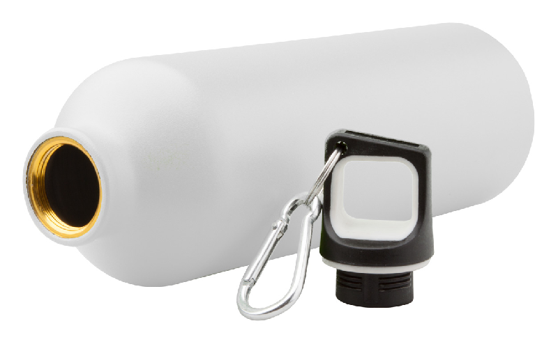 Gourde sport en aluminium - finition mat - avec attache mousqueton - 750 ml_1