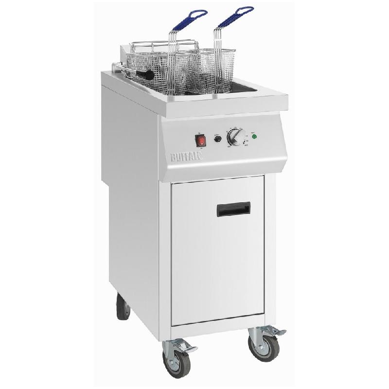 Friteuse électrique sur meuble - 1 cuve 20 L - 12 kW - Buffalo - HU198_1