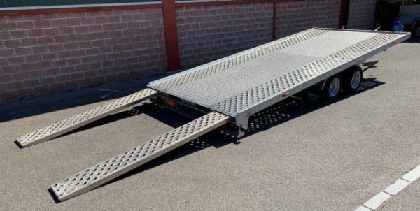 Remorque porte voiture-plateau - 4,50 X 2,10 M - 3000 KG - GALA RIGEL 45 30_1