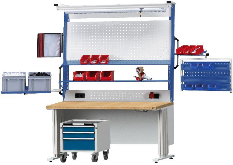 Table de travail ergonomique «lift» réglable en hauteur