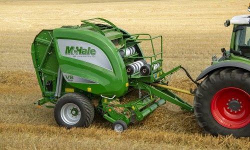 V6750 - presse à balle ronde chambre variable - mc hale - poids 4800 kg_1