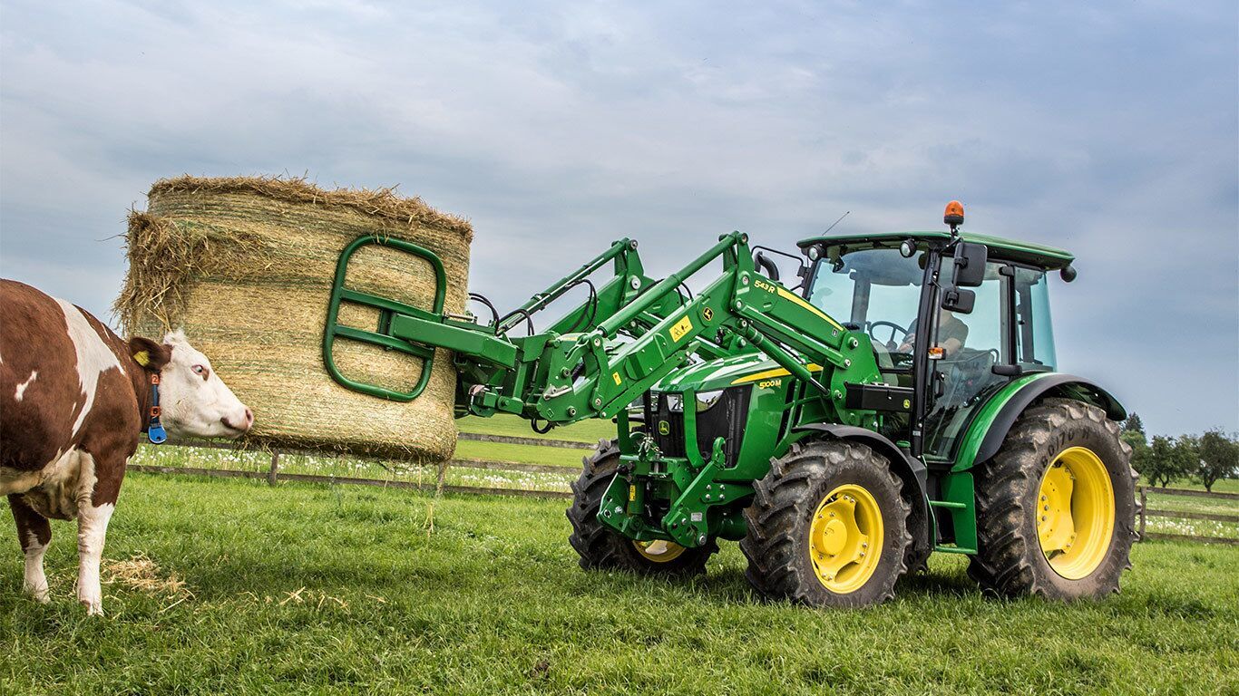 Tracteur 5100M avec capacité de relevage jusqu'à 4,3 tonnes