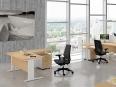 Bureau individuel CLASSIC-A avec retour - Kesiolt_1
