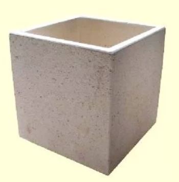 Jardinière Carrée Horus - Autostable, Option Antigraffiti, Paire de Pieds en Option - Dimensions 60x60x60 cm, 130 kg_1