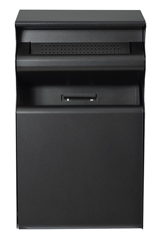 Réf. 56444 Kopa - Cendrier corbeille mural 2L/15L - Rossignol - Gris manganèse - Fabrication française_1