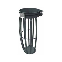 Support de sac poubelle avec écrase cigarettes - VIGIPIRATE - acier antirouille - 80 à 130 L_1