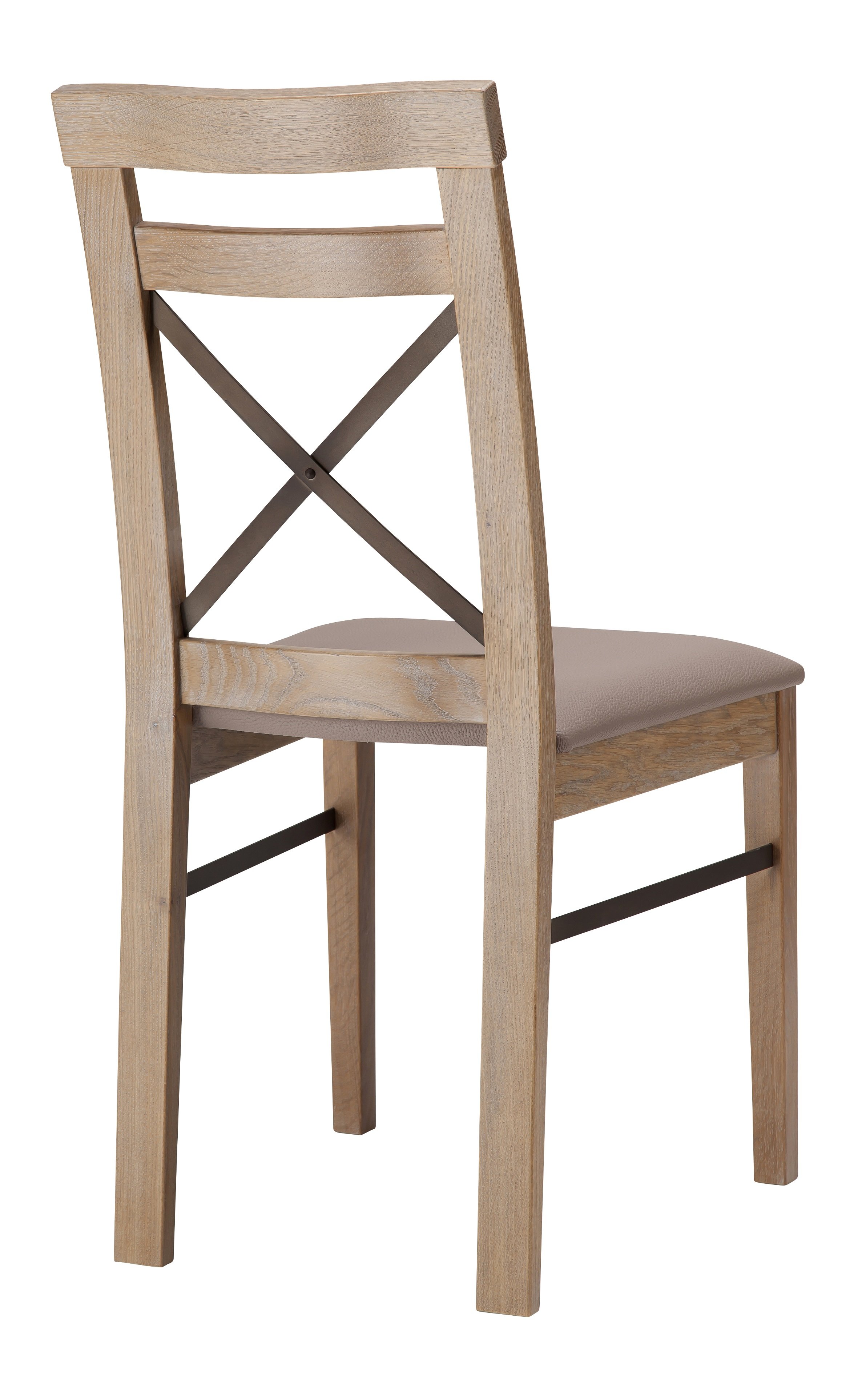 Chaise Fabrik en bois massif et métal - Fabrication française - Style bistrot industriel_1