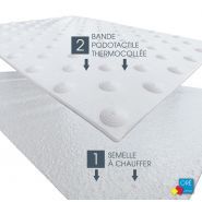 PTC0548 - Bande podotactile thermocollante Labrador Vulcain - résine teintée 60x40 cm_1