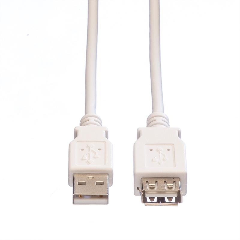 VALUE Câble USB 2.0 Type A-A, M/F, blanc, 1,8 m_1
